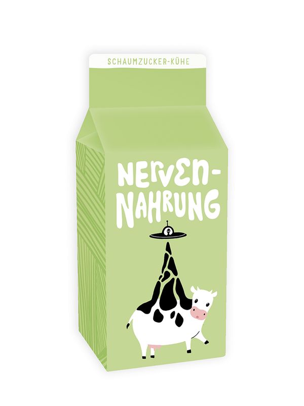 Schaumzucker-Kühe Nervennahrung