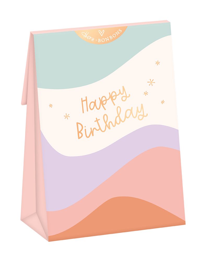 Herz-Bonbon Happy Birthday