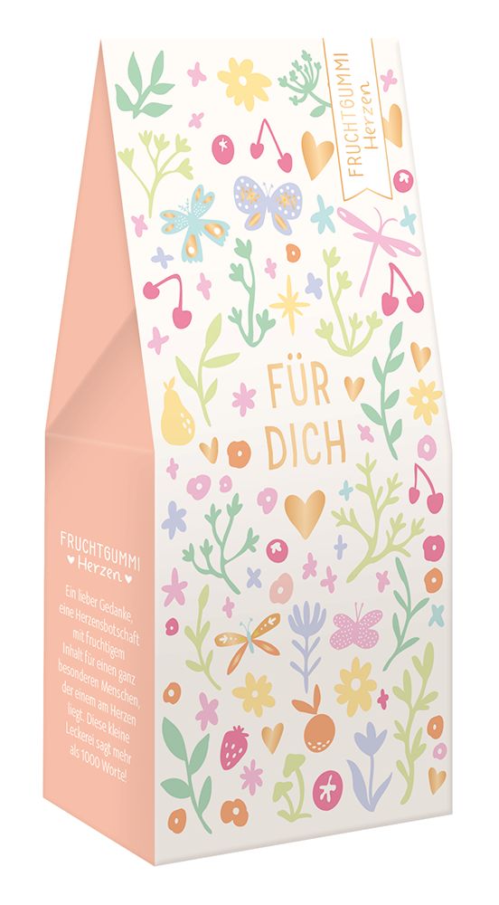 Fruchtgummi-Herzen Für dich