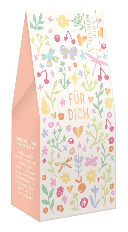 Fruchtgummi-Herzen Für dich