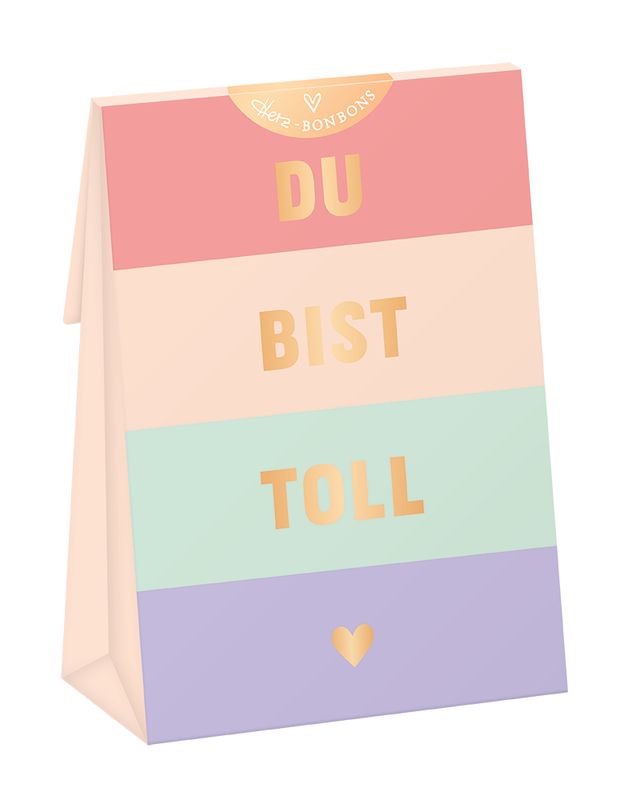 Herz-Bonbon Du bist toll
