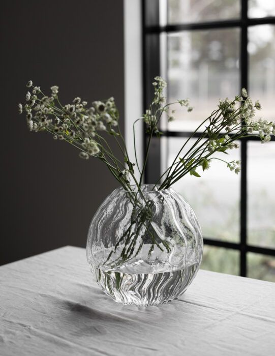 MALMBÄCK XL clear glass vase