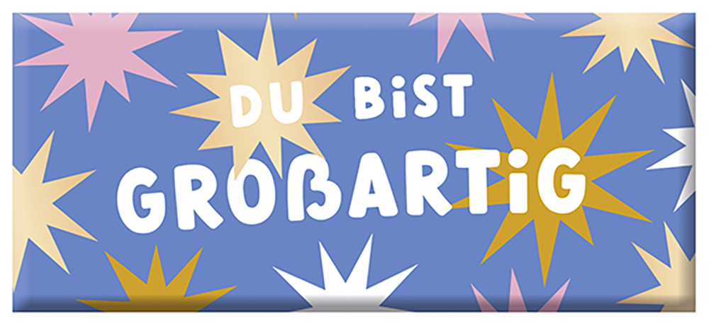 Schokolade - 30g Du bist großartig