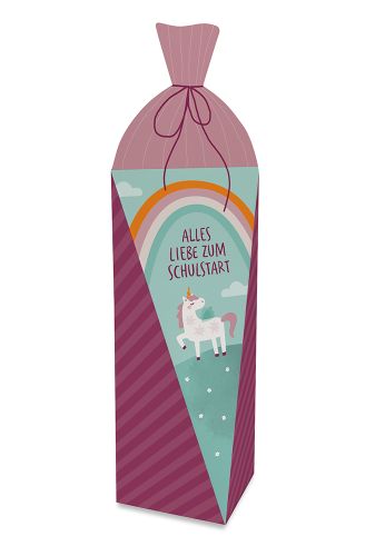 Schultüte mit Brauseherzen 75g Schulanfang Alles Liebe zum Schulstart
