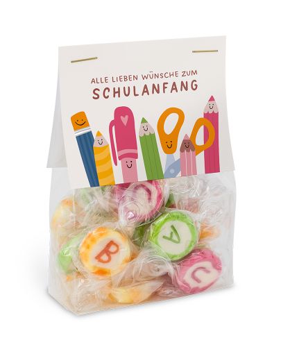 ABC-Bonbons 75g Schulanfang Alle lieben Wünsche
