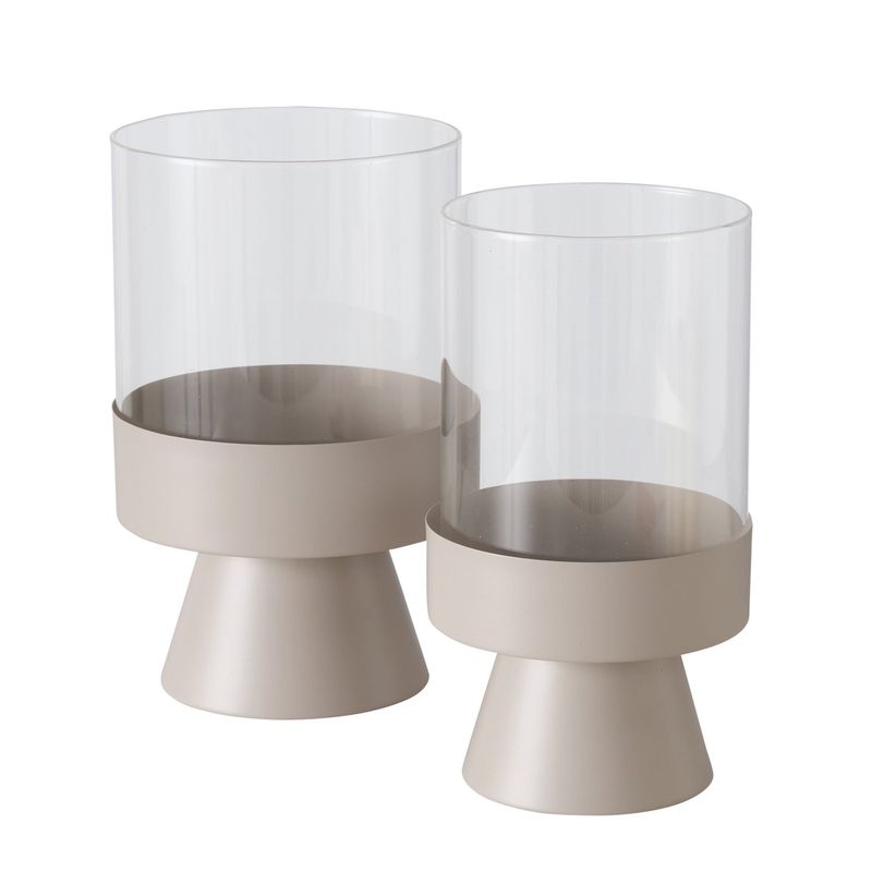 Windlicht beige