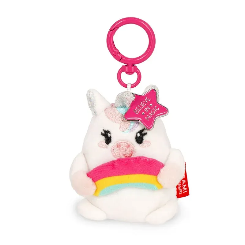Plüsch-Schlüsselanhänger Einhorn