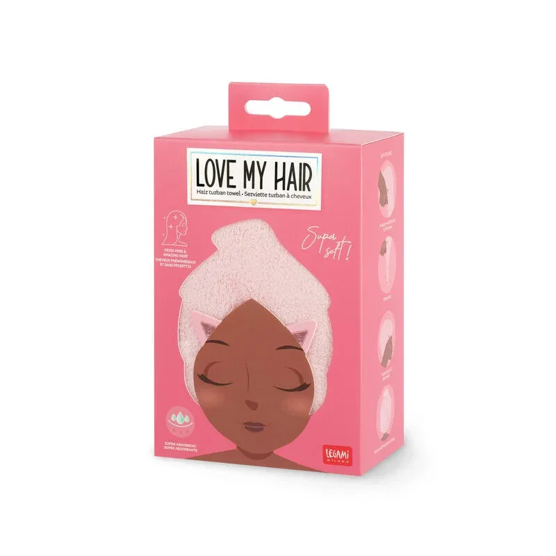 Turban-Handtuch für die Haare - KITTY
