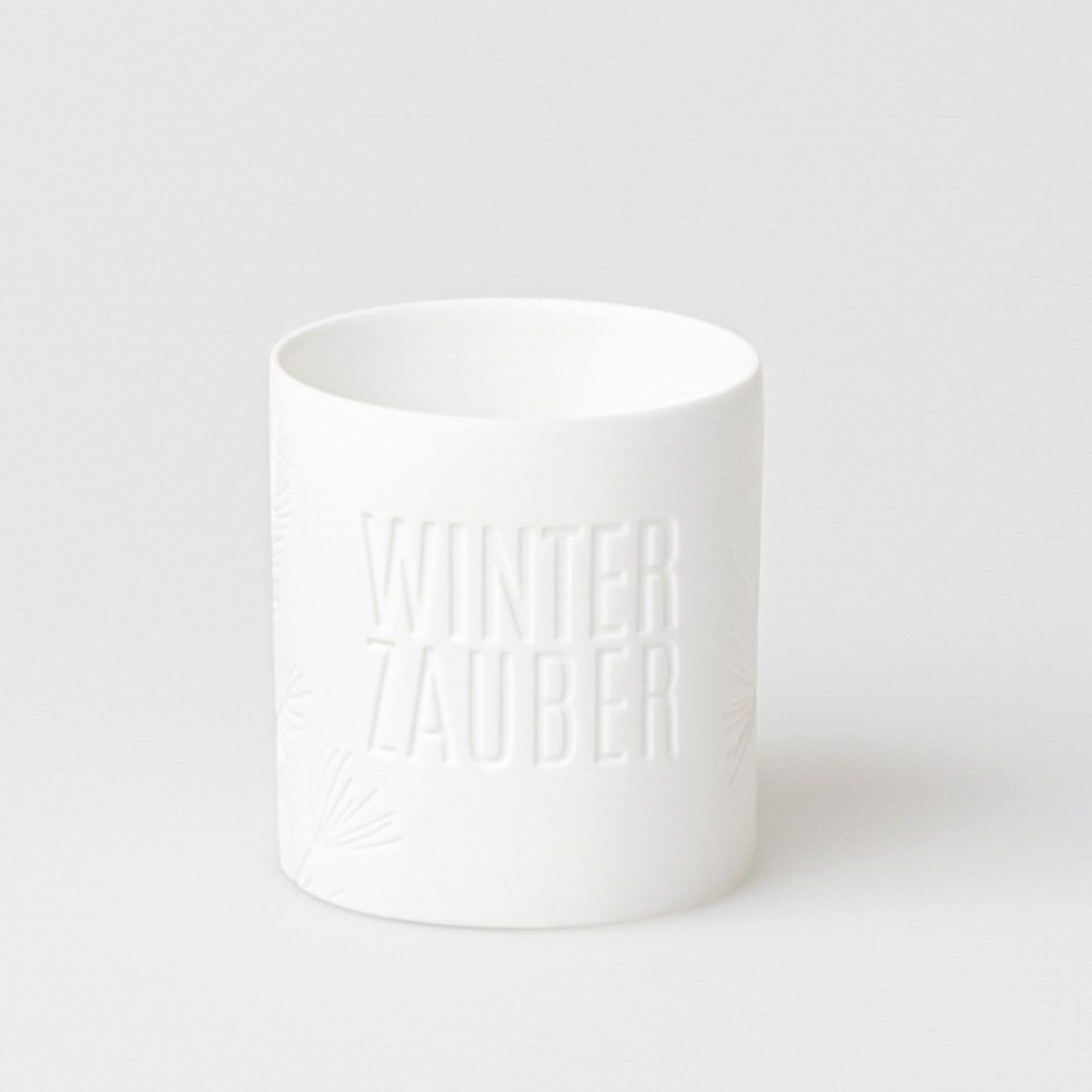 WINTERZAUBER. TEELICHTHALTER &quot;WINTERZAUBER&quot;