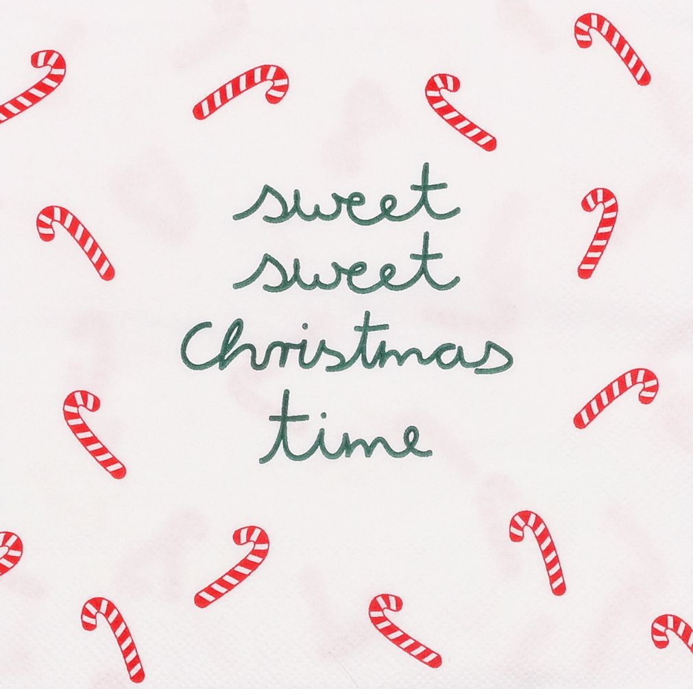 COCKTAILSERVIETTEN Sweet,sweet christmas time
