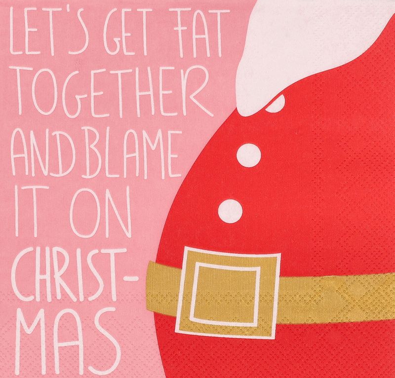 SERVIETTEN Let´s get fat together