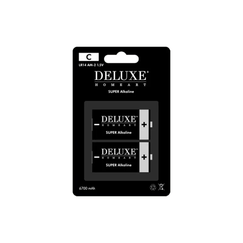 2 x C Batterien