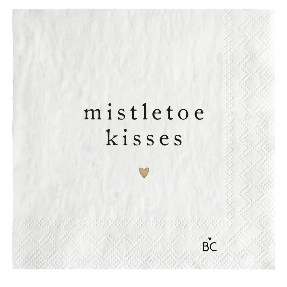 Bastion Collections Cocktail Servietten Mistletoe