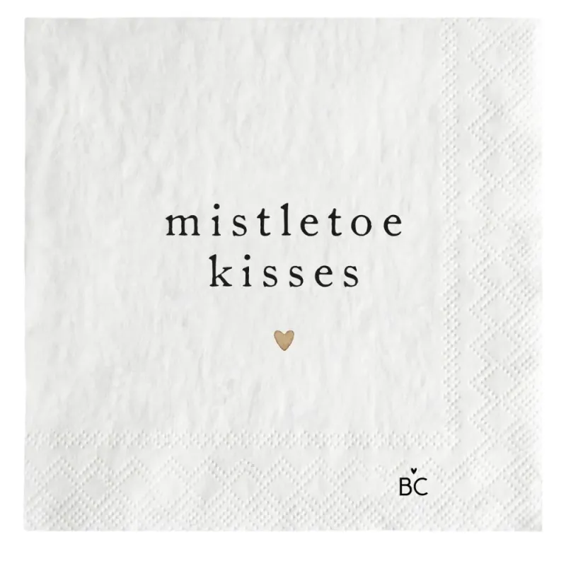 Bastion Collections Cocktail Servietten Mistletoe