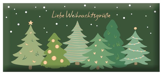 Schoko 30g Weihnachten Liebe Weihnachtsgrüße