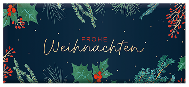 Schoko 30g Weihnachten Frohe Weihnachten