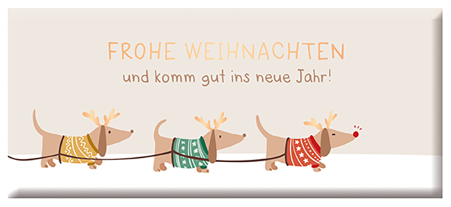 Schoko 30g Weihnachten Frohe Weihnachten (Hunde)