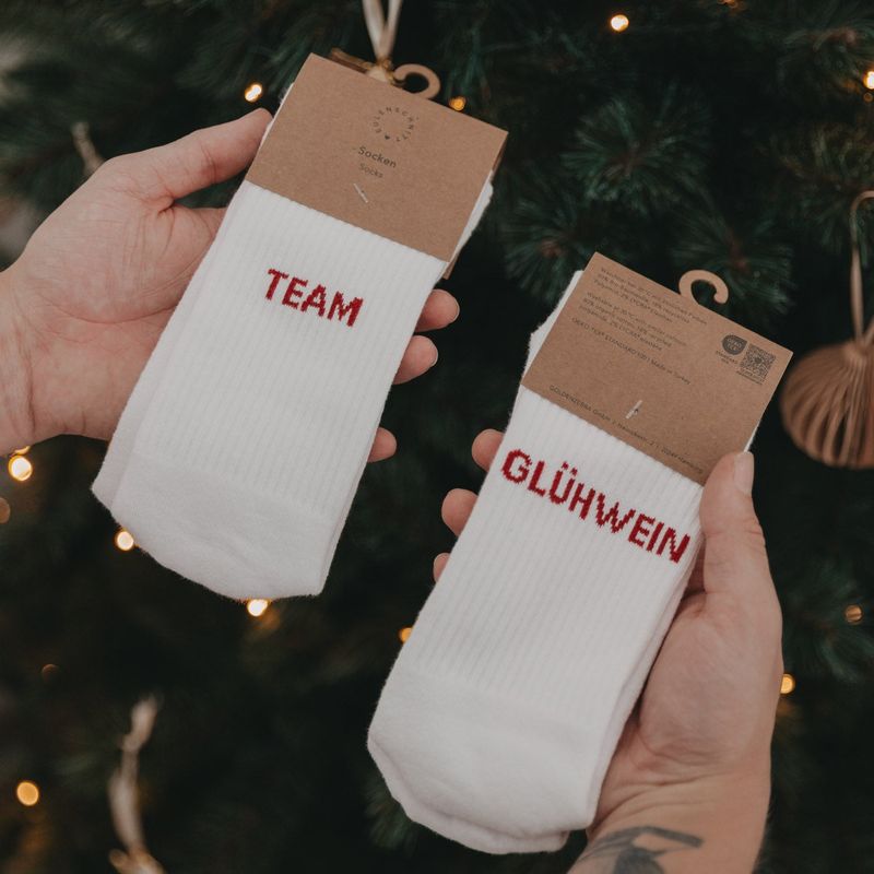 Socken Team Glühwein