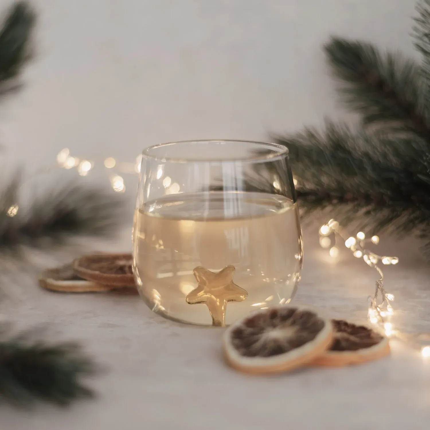Trinkglas Sternfigur