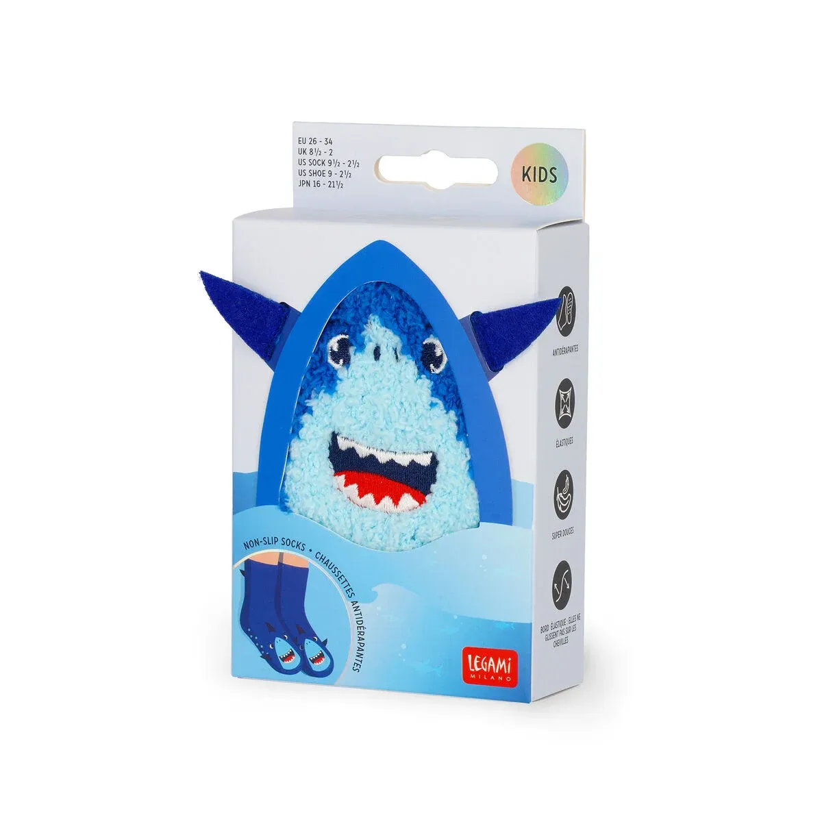 Rutschfeste Socken Hai