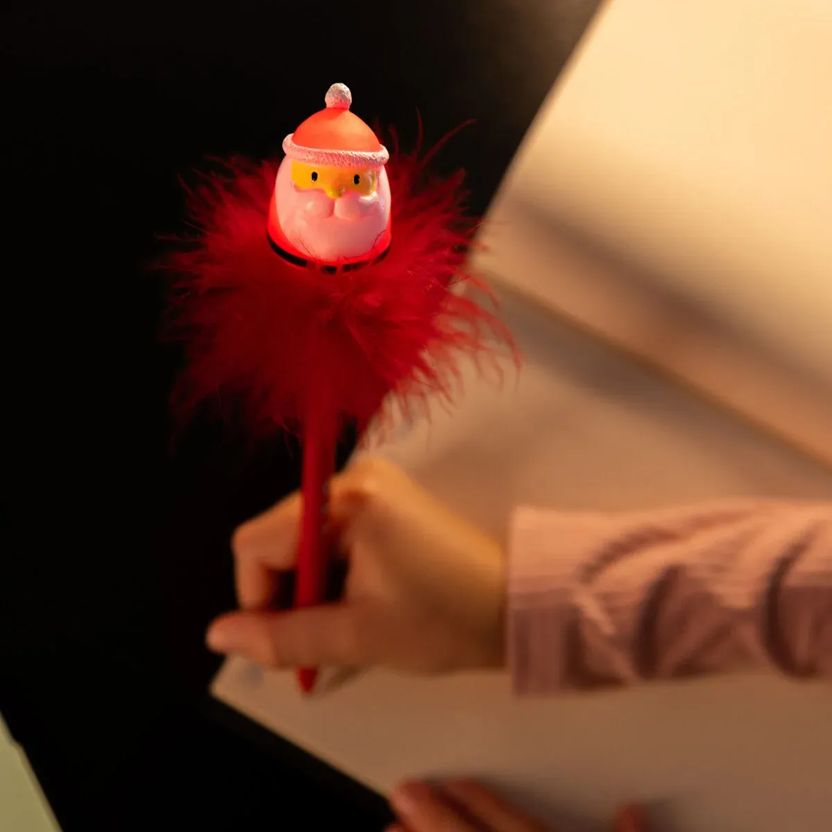 Leuchtender Kugelschreiber - Santa Claus - Writing is Magic