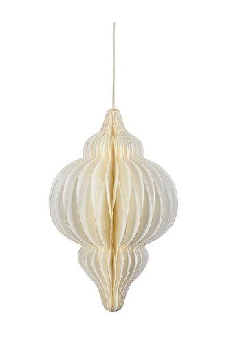 Papieranhänger groß mit Goldrand