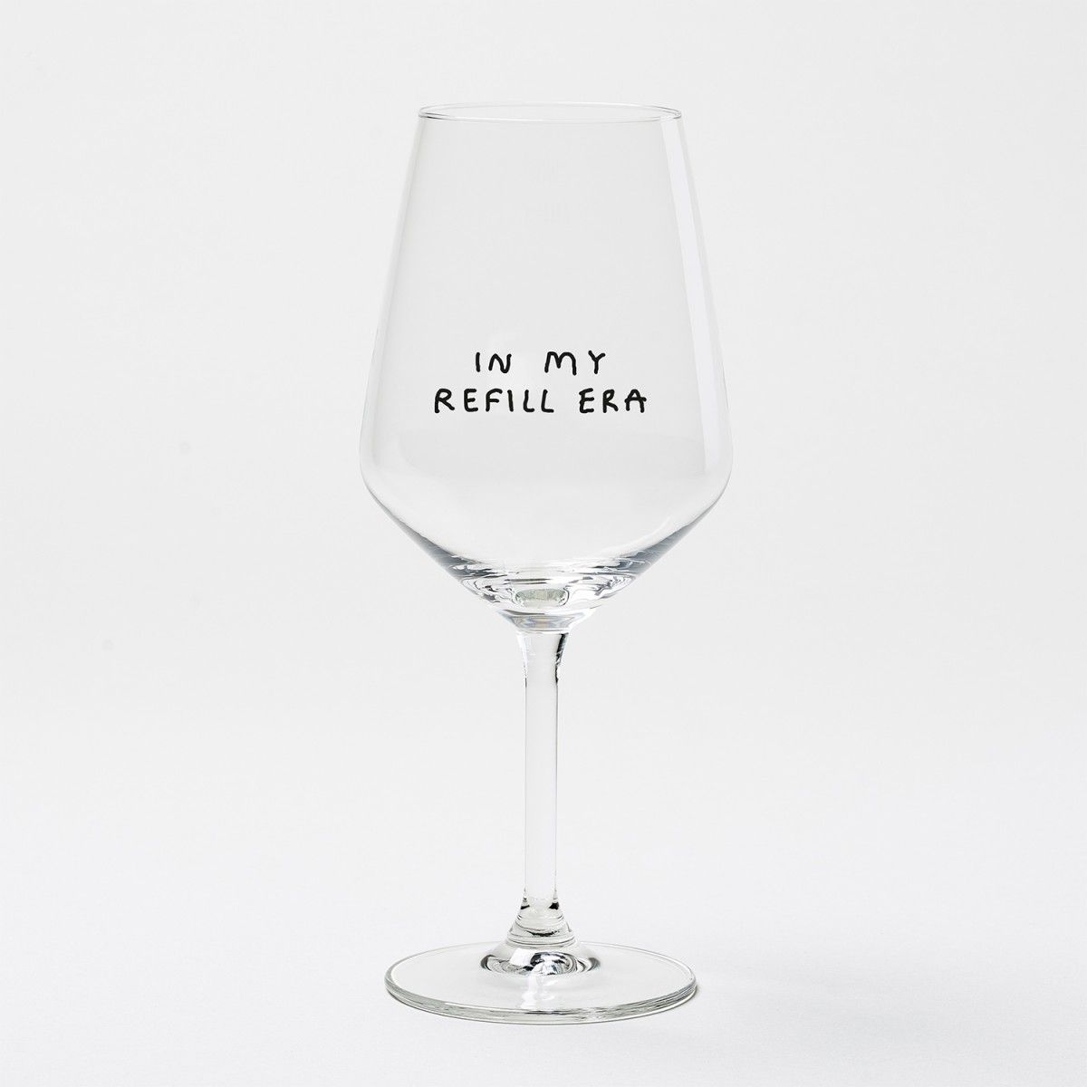 Weinglas &quot;In My Refill Era&quot;