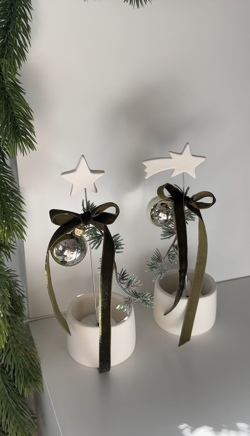 Wunschlicht mit Led Licht und Deko