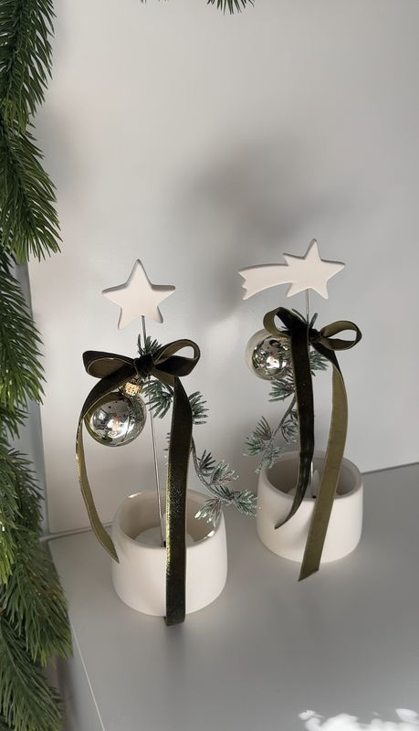 Wunschlicht mit Led Licht und Deko