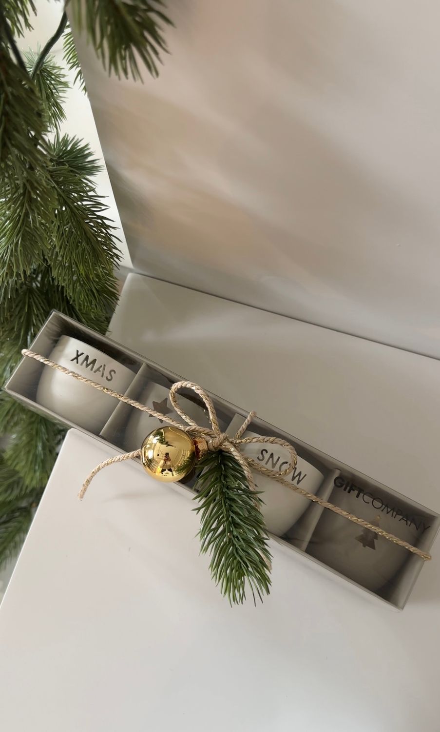 Teelichter 4er Set mit Deko