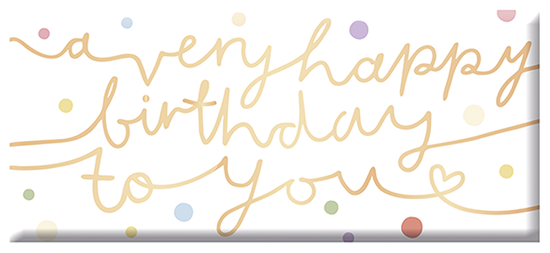Schokolade - 30g A very happy birthday to you