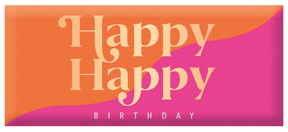 Schokolade - 30g Happy happy Birthday