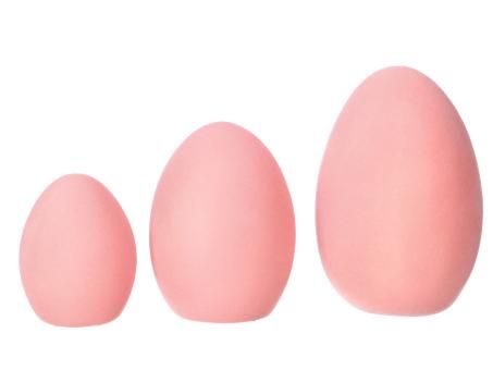 Ei Softflock Keramik rosa