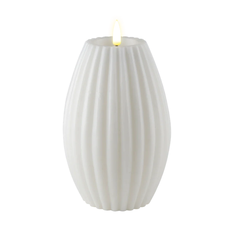 LED Rillenkerzen D 10 X H 15 cm