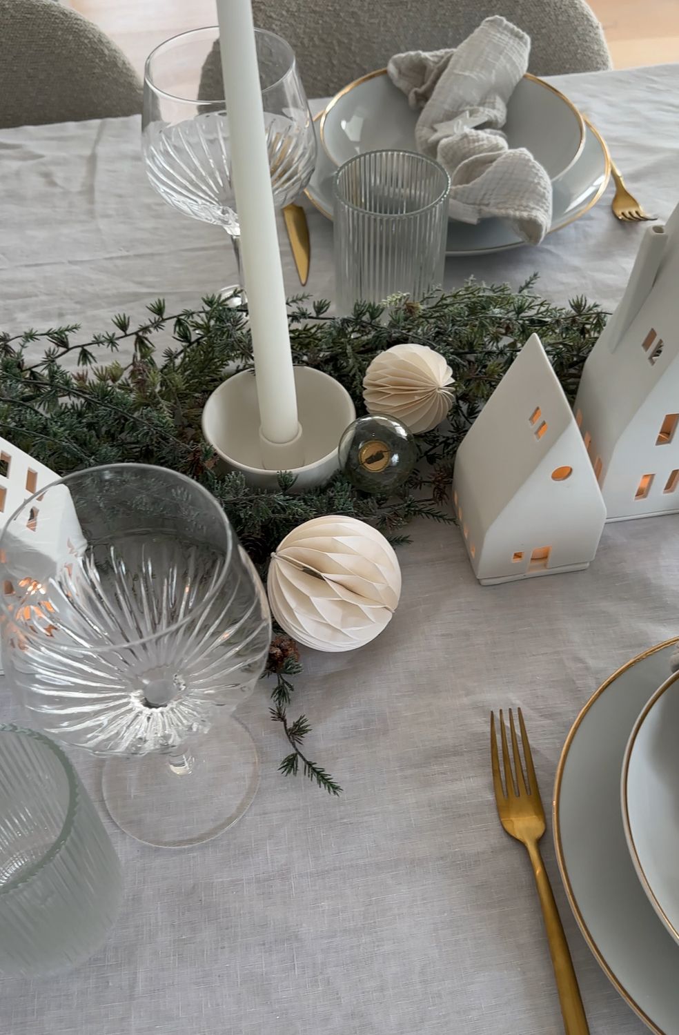 Christbaumkugel glas gold