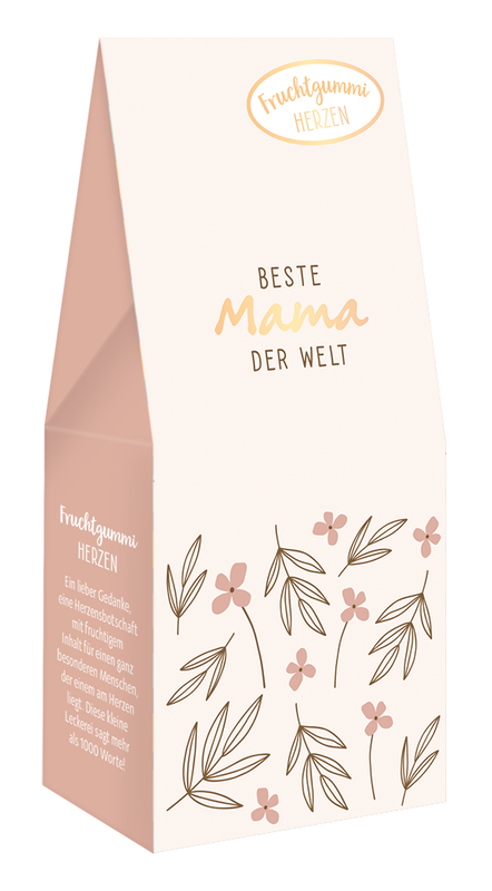 Fruchtgummi-Herzen Beste Mama...