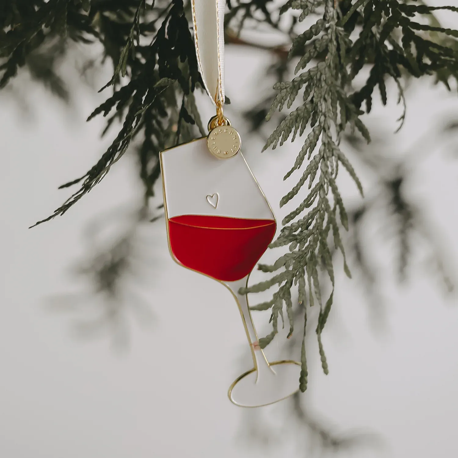 Baumschmuck Weinglas