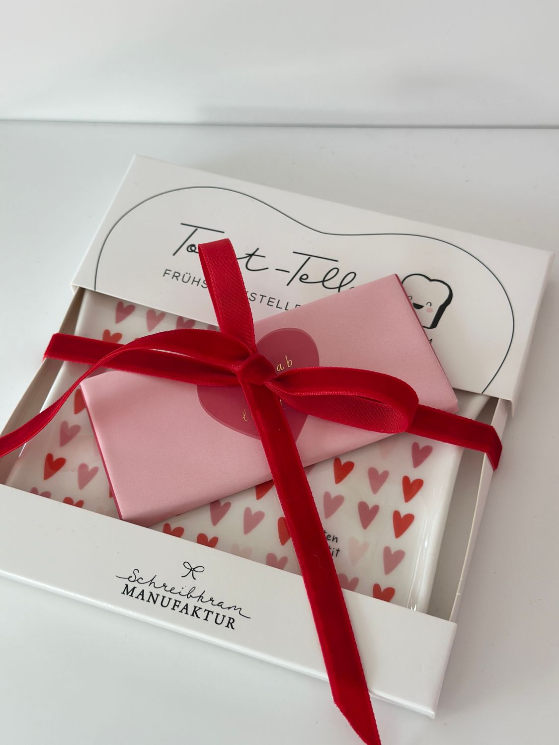 Toastteller mit Schoki