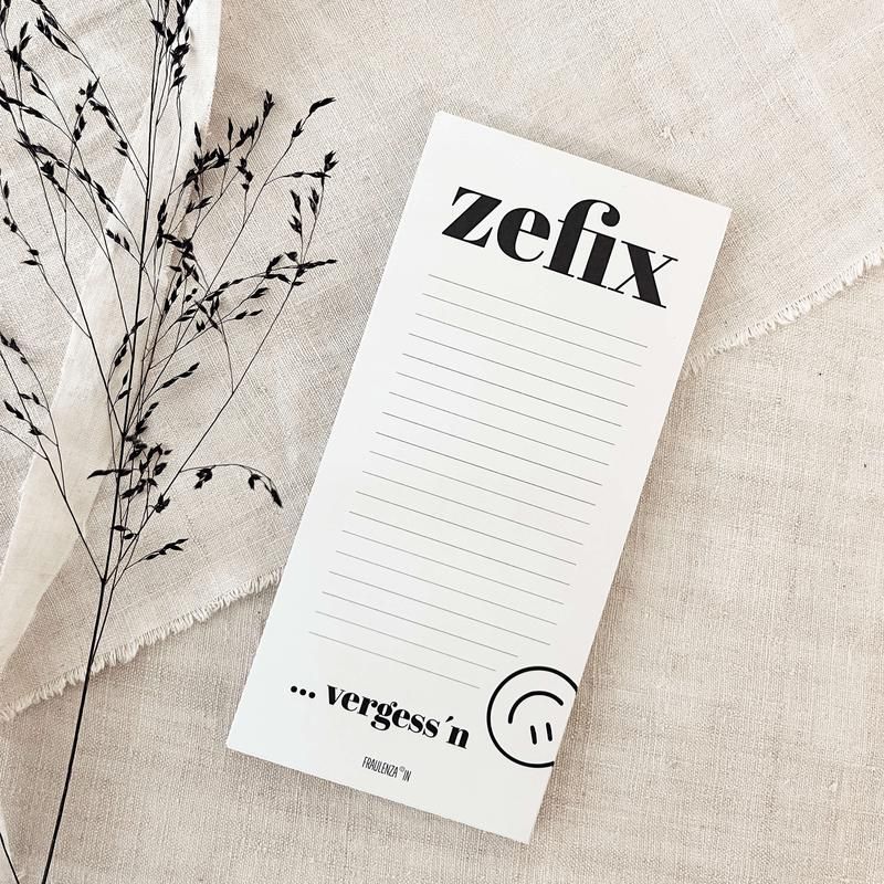 Block zefix - vergessen