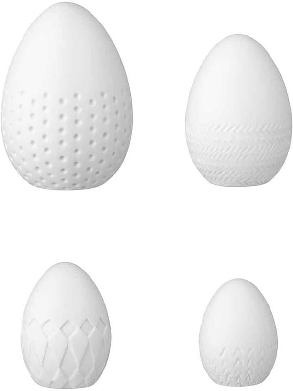 Porzellaneier 4er-Set