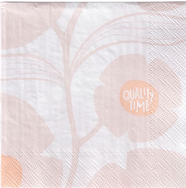 DAS BLÜHENDE LEBEN. COCKTAILSERVIETTEN "QUALITY TIME"