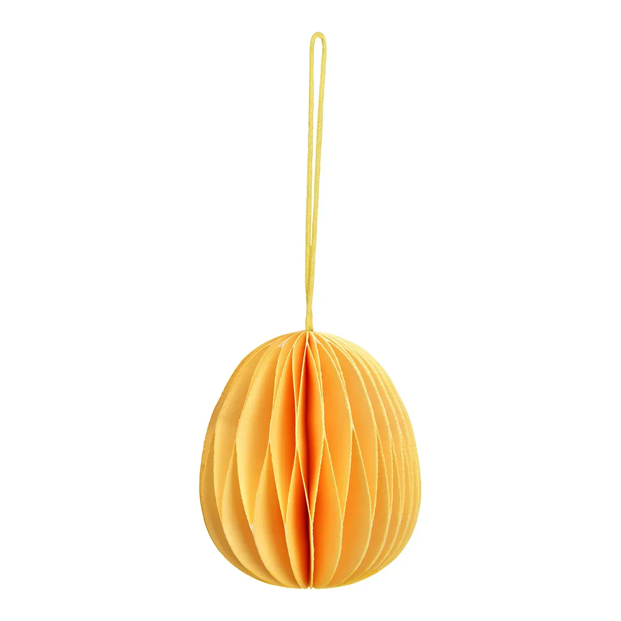 Osterei aus Papier gelb