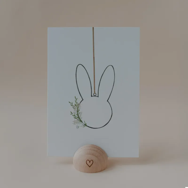 Aquarellkarte Easter Wreat