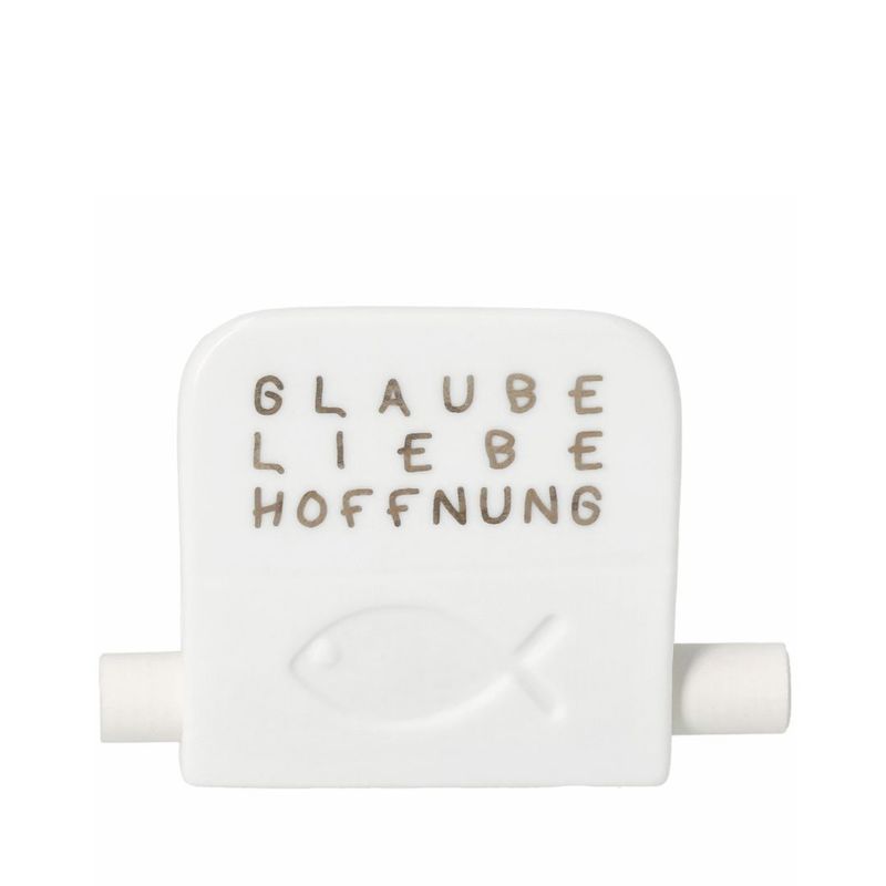 Geldhalter "Kleine Aufmerksamkeit Glaube Liebe Hoffnung"