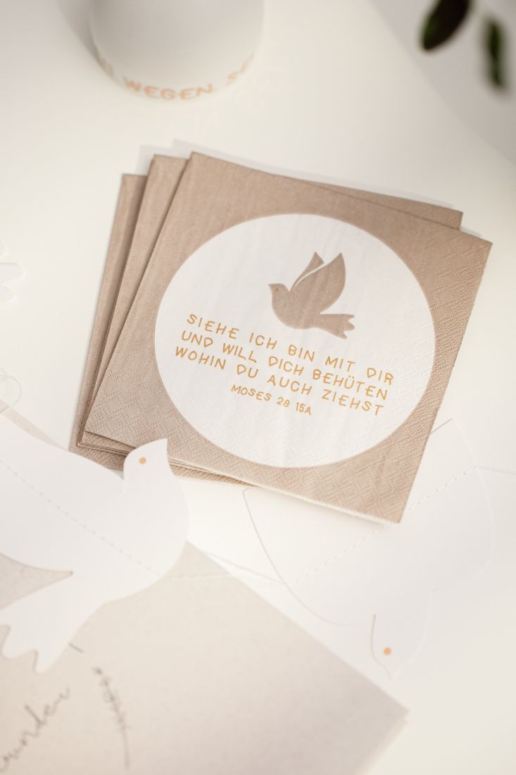 Cocktailserviette "Siehe ich bin"