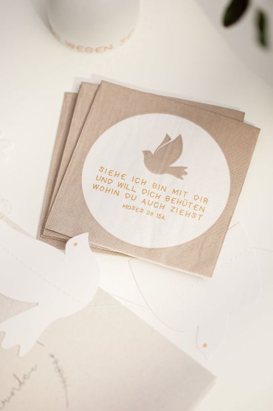 Cocktailserviette "Siehe ich bin"