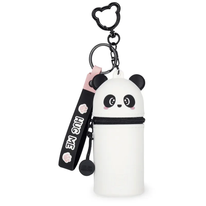 Münztasche mit Schlüsselanhänger Panda - Mini Kawaii