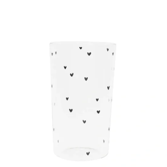 Bastion Collections Trinkglas Herzen 450ml