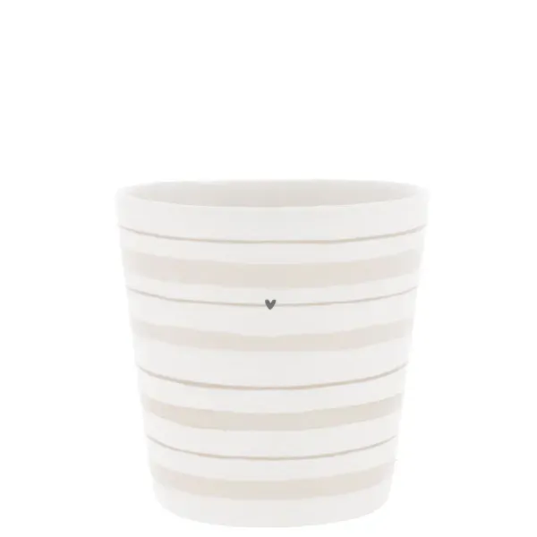 Bastion Collections Becher Streifen Natural