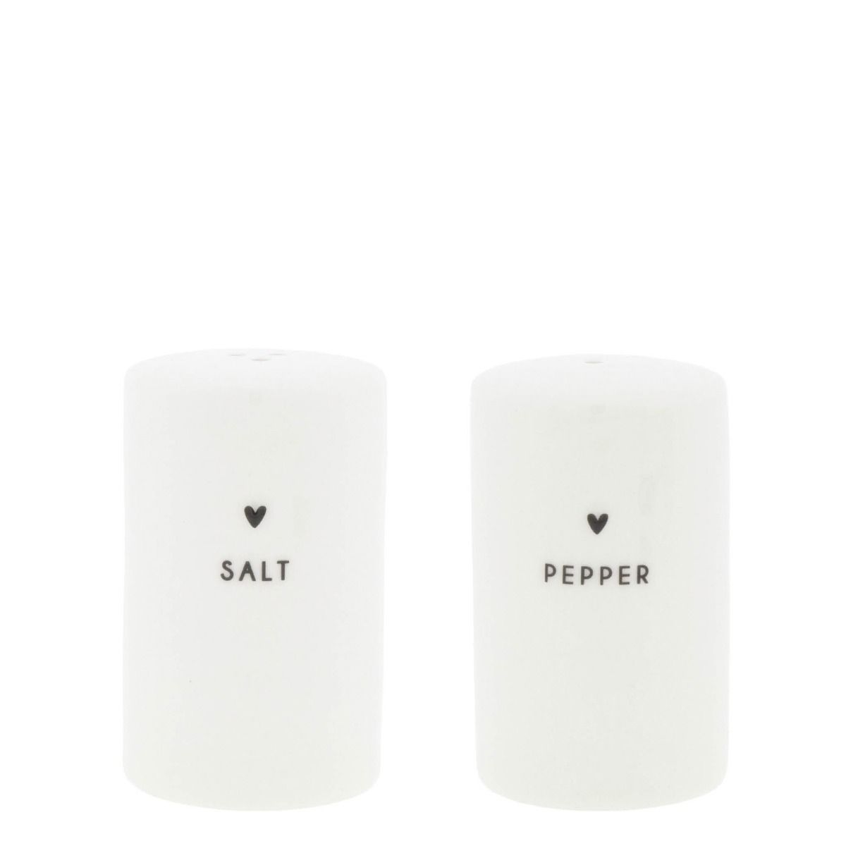 Bastion Collections Salz &amp; Pfefferstreuer weiß/schwarz